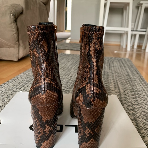 Aldo Snakeskin Ankle Boots - Picture 5 of 5